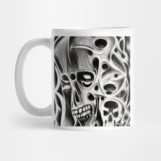 Abstract ghost image Mug